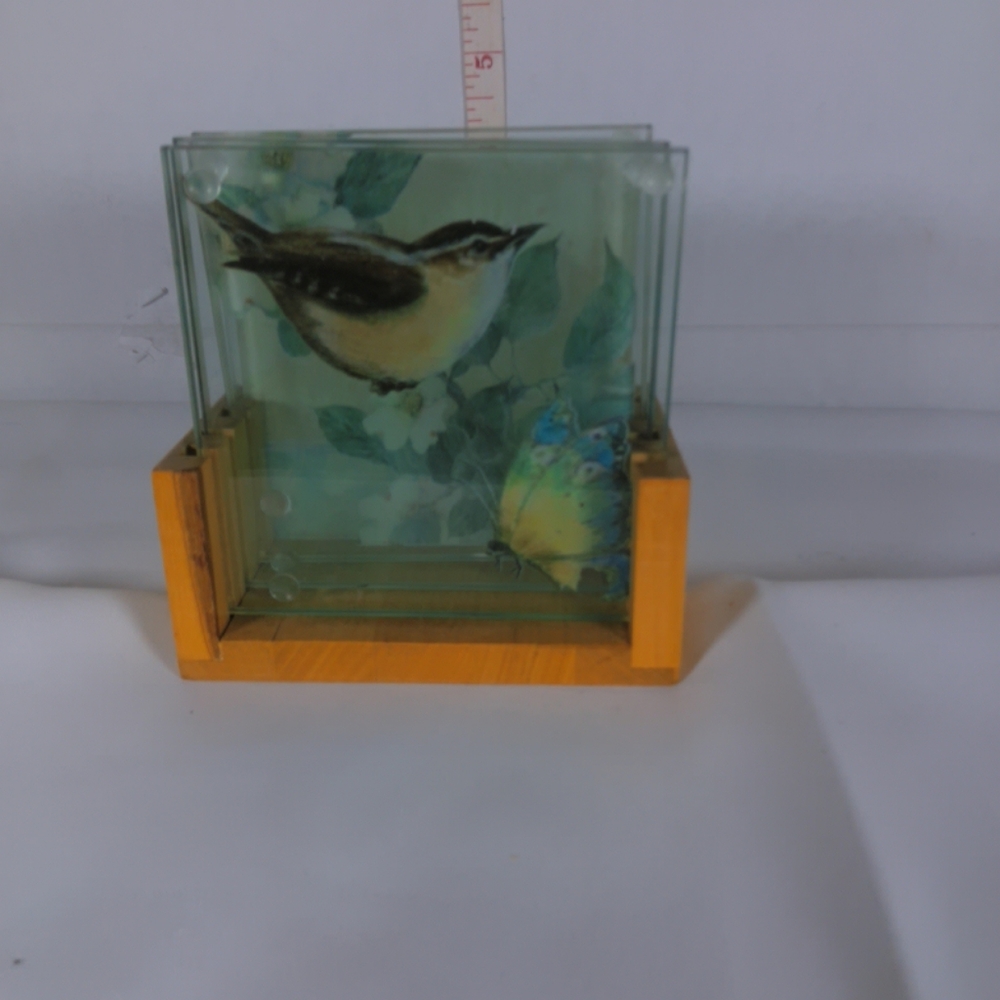 Source Unknown Green and Blue Decorative Tank